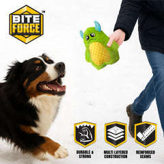 Jouet Bite Force à cri, peluche interactive pour stimulation mentale.