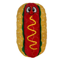 Bite Force Wieny Wiggle avec sifflet rouge pour stimulation ludique et durabilité.