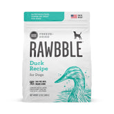 BIXBI Liberty Canard Lyophilisé – vue d'ensemble des morceaux lyophilisés, nutrition pratique sans réfrigération.