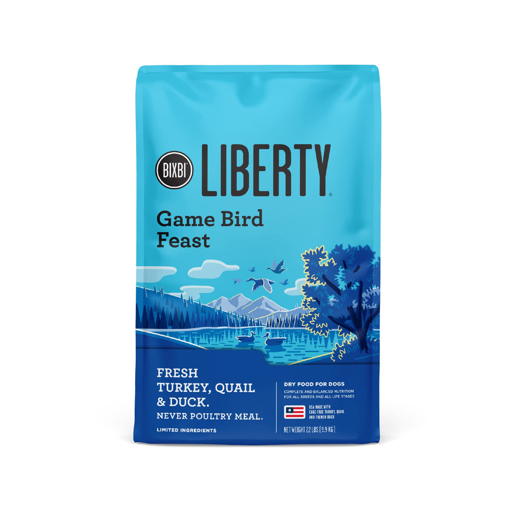 BIXBI Liberty Grains – sac 22 lb pour chien, alimentation pratique et complète.