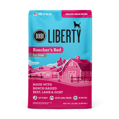 BIXBI Liberty Ancient Grains, sac de croquettes pour une alimentation savoureuse et digestible.