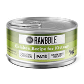 BIXBI Rawbble Chaton Pâté en Boîte, texture onctueuse pour repas humide des chatons.