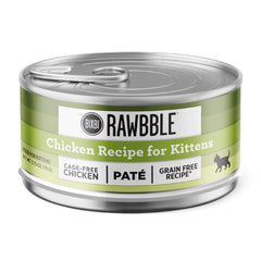 BIXBI Rawbble Chaton Pâté en Boîte, texture onctueuse pour repas humide des chatons.