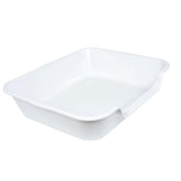 Blaucasa litiere extralarge pan ABS avant, espace confortable pour chien et chat.