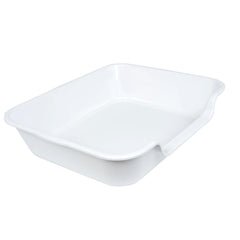 Blaucasa litiere extralarge pan ABS avant, espace confortable pour chien et chat.