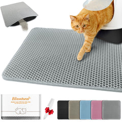 BlissStorm tapis-litiere-impermeable-gris vue d’ensemble protège les sols