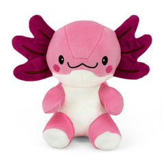 Peluche axolotl interactif de Blnboimrun avec sifflet et papier qui crisse pour divertir le chien.