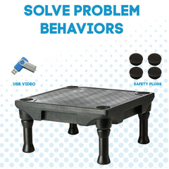 Blue-9 KLIMB, pieds amovibles, configuration flexible pour ajuster la hauteur.