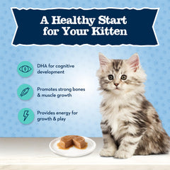 Blue Buffalo Baby BLUE chaton protéines élevées sans céréales, nutrition ciblée
