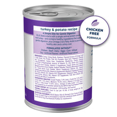 Blue Buffalo Basics digestion douce pour chien adulte avec ingrédients simples.