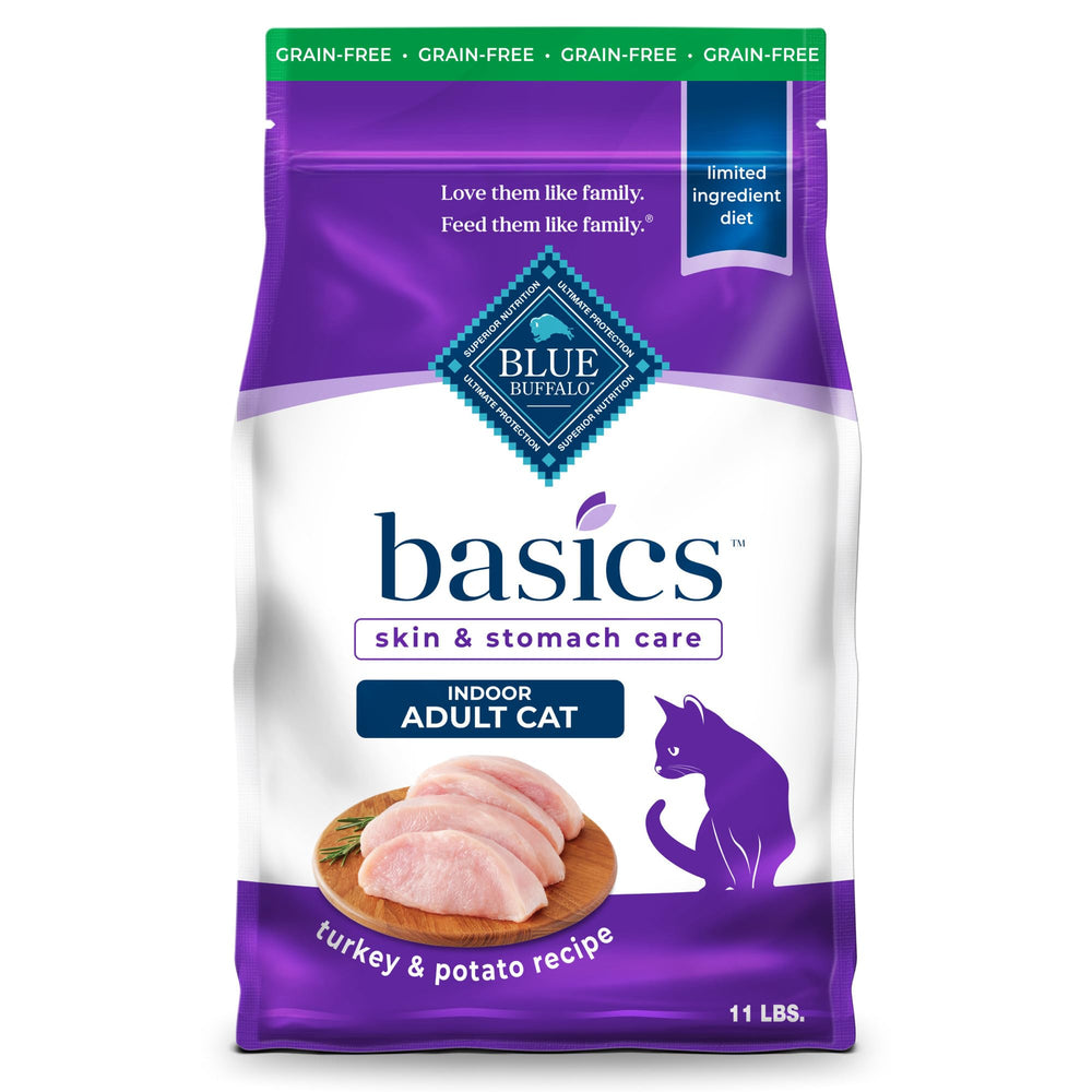 Blue Buffalo Basics croquettes dinde et pomme de terre, pour digestion douce.