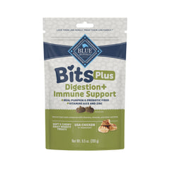 Blue Buffalo Bits Plus sac: soutien digestion et immunité.