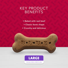 Blue Buffalo Bones – ingrédients naturels et viande réelle pour friandise équilibrée.