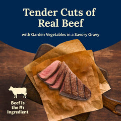 Blue Buffalo Delectables, boeuf sans céréales, repas simples et savoureux