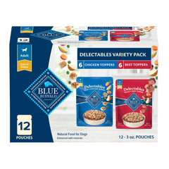 Blue Buffalo Délectables: morceaux de poulet en sauce, parfait pour rehausser les croquettes.