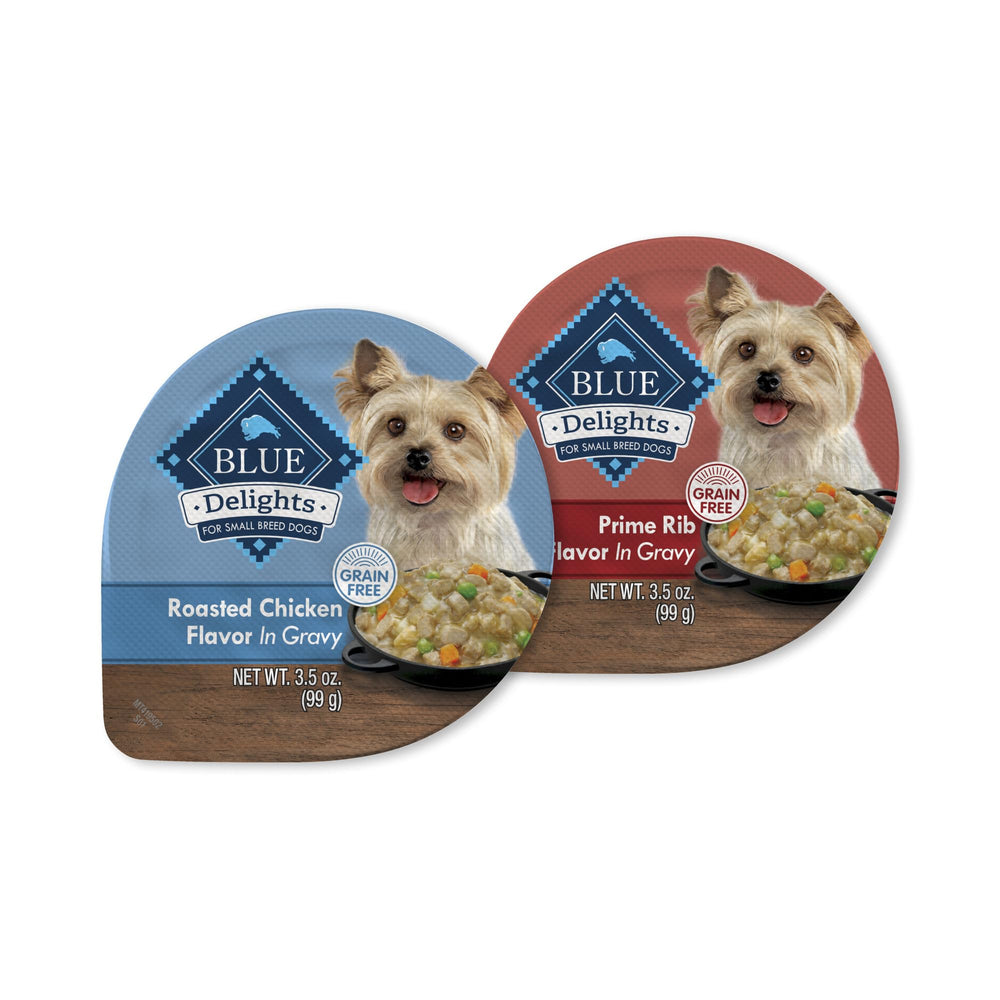 Blue Buffalo Delights poulet dans sauce, tasse ouverte, repas pratique pour chien