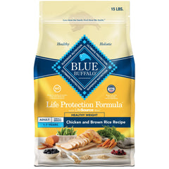 Blue Buffalo Formule Protection de Vie – sac 15 lb, soutien poids sain potentiel.
