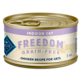 Blue Buffalo Freedom Chat Pâté Adulte Indoor 3oz : poulet premier ingrédient, énergie