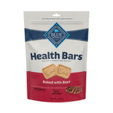 Blue Buffalo Health Bars arôme boeuf savoureux, récompense délicieuse et pratique.