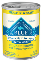Blue Buffalo Homestyle Healthy Weight boeuf avec légumes dans une assiette appétissante