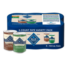 Blue Buffalo Homestyle Pack dinde et agneau – variété pratique pour repas équilibré.