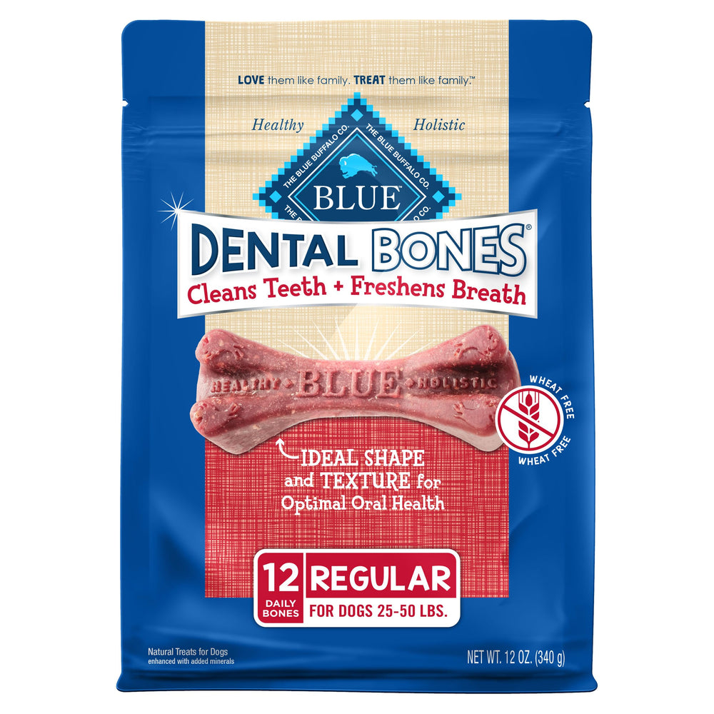 Blue Buffalo os dentaires emballage, présentation pratique pour l'hygiène dentaire.