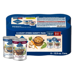 Blue Buffalo ragout boeuf-poulet lot 12,5 oz, repas savoureux pour chiens.