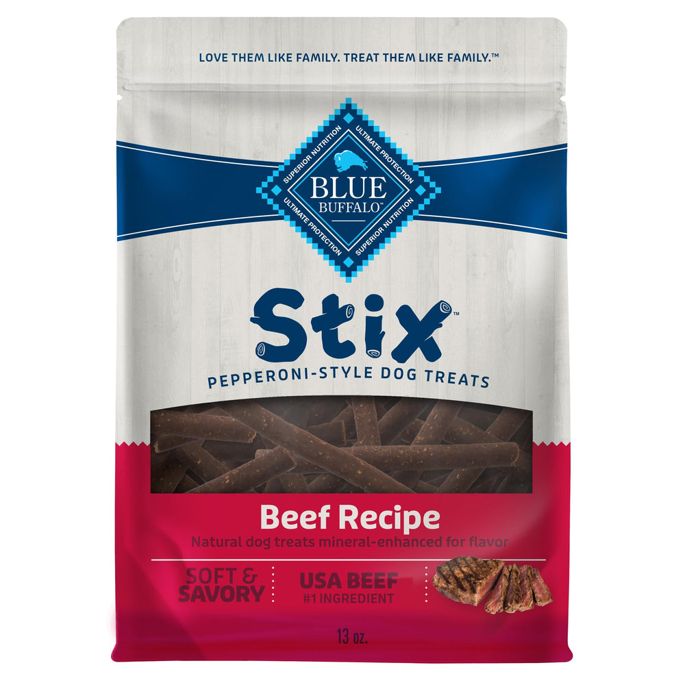 Blue Buffalo Stix boeuf premier ingrédient, friandise savoureuse pour chien