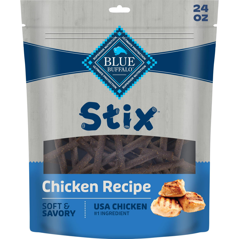 Blue Buffalo Stix – premier ingrédient poulet, goût appétissant pour chien.
