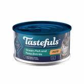 Blue Buffalo Tastefuls Chat Pâté Poisson-Thon, texture onctueuse pour repas savoureux.