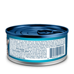 Blue Buffalo Tastefuls Chat Pâté Riz brun et patates douces, repas équilibré.