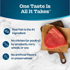 Blue Buffalo Tastefuls ingrédients naturels, sans additifs artificiels.