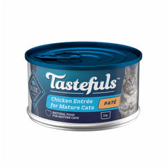 Blue Buffalo Tastefuls pâté poulet pour chats matures, boîte 3 oz, hydratation naturelle