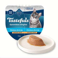Blue Buffalo Tastefuls Tray Pate Poulet – plateau pratique pour portions faciles