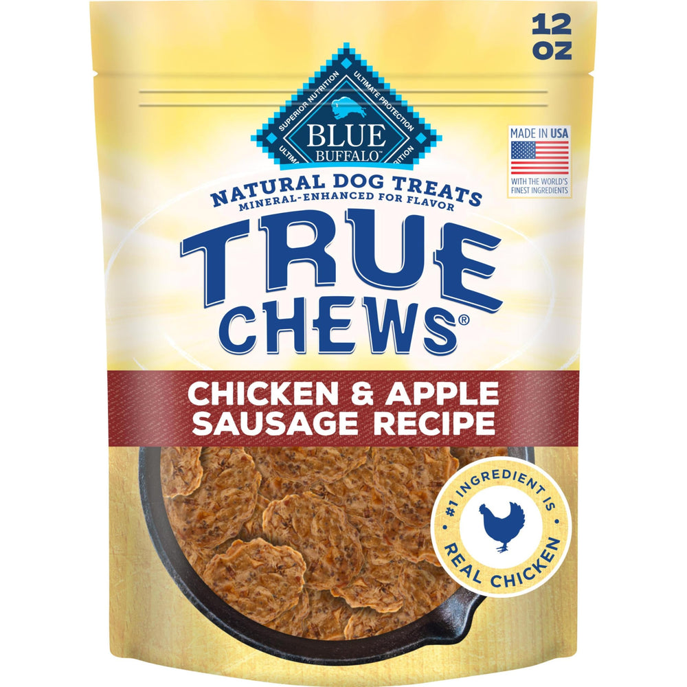 Blue Buffalo True Chews poulet et pomme – récompense facile à couper pour tous les chiens.