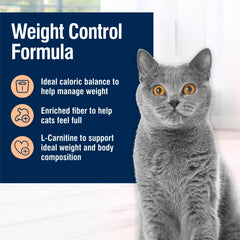 Blue Buffalo True Solutions L-Carnitine soutient la composition corporelle du chat.