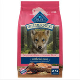 Blue Buffalo Wilderness chiot: saumon premier ingrédient, énergie durable.