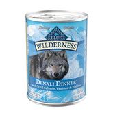 Blue Buffalo Wilderness Denali Diner, saumon sauvage comme premier ingrédient, goût naturel et appétissant.