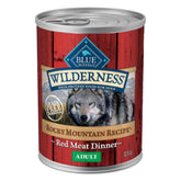 Blue Buffalo Wilderness emballage boeuf-dinde pate: présentation claire pour un repas complet.
