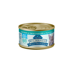 Blue Buffalo Wilderness: morceaux poulet-truite dans sauce savoureuse, soutien hydratation et énergie