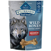 Blue Buffalo Wilderness os dentaires moyen 27oz – mastication et haleine plus fraîche après usage