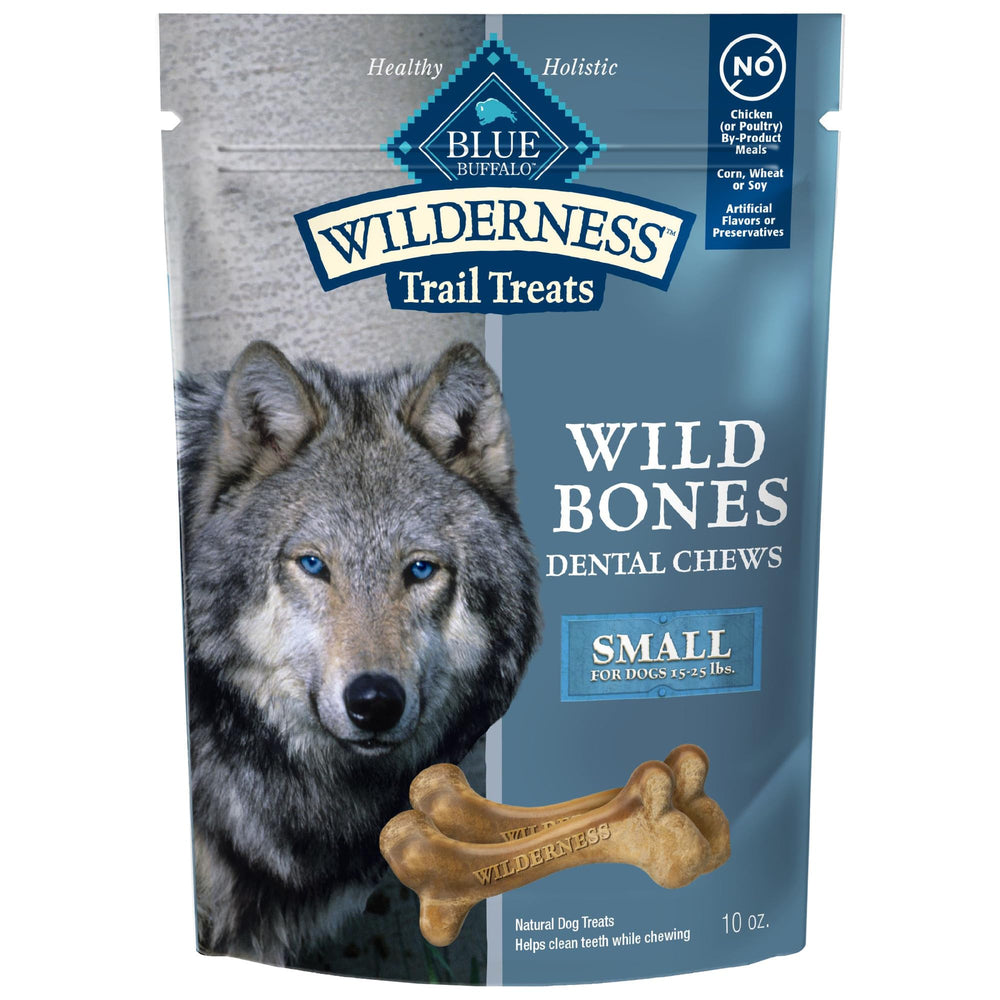 Blue Buffalo Wilderness os dentaire petit chien 10 oz – haleine fraîche possible