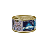 Blue Buffalo Wilderness Pate Chat Adulte 7+, premier ingrédient poulet réel pour l'énergie