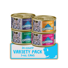 Blue Buffalo Wilderness Pâté poulet : énergie et muscles pour chats actifs