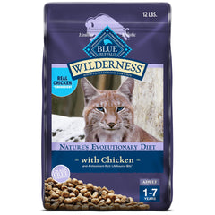 Blue Buffalo Wilderness: poulet réel premier ingrédient, soutien les muscles du chat.
