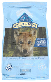 Croquettes Blue Buffalo Wilderness pour chiots au poulet, premier ingrédient naturel soutenant la croissance