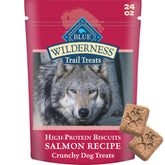 Blue Buffalo Wilderness Trail Treats affiche saumon premier ingrédient; appétence assurée.