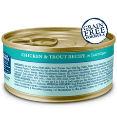 Blue Buffalo Wilderness: texture hachée poulet-truite pour repas appétissant