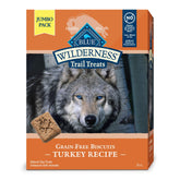 Blue Buffalo Wilderness — biscuits dinde premier ingrédient, idéal pour chiens actifs.