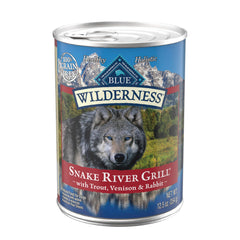 Blue Buffalo Wilderness avec truite premier ingrédient pour alimentation naturelle du chien